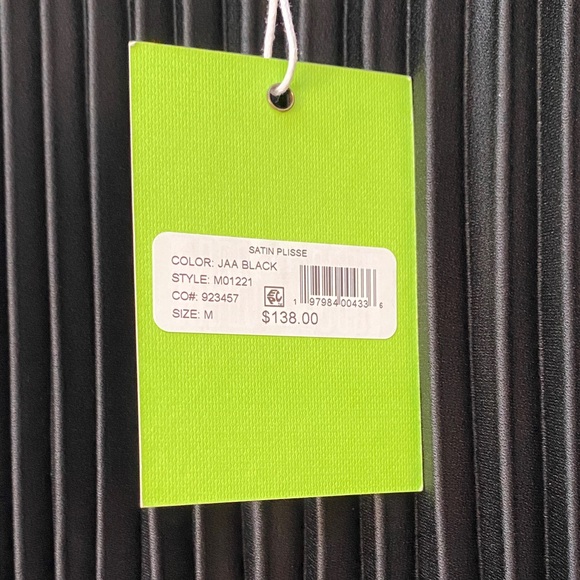 Sam Edelman Black Midi Pleated Dress - Picture 9 of 13